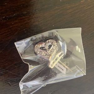 CZ Heart Shaped Earrings